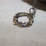 Özel Yapım "Lav Çiçekleri"Gümüş Kolye