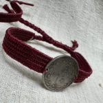 Osmanlı Orjinal Gümüş Para & Dokuma Bileklik